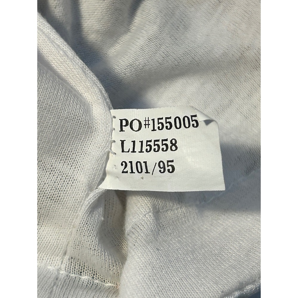LAVON Vintage Cherub Christmas Tracksuit Jacket White Shiny‎ Polyester Size M - Picture 12 of 16